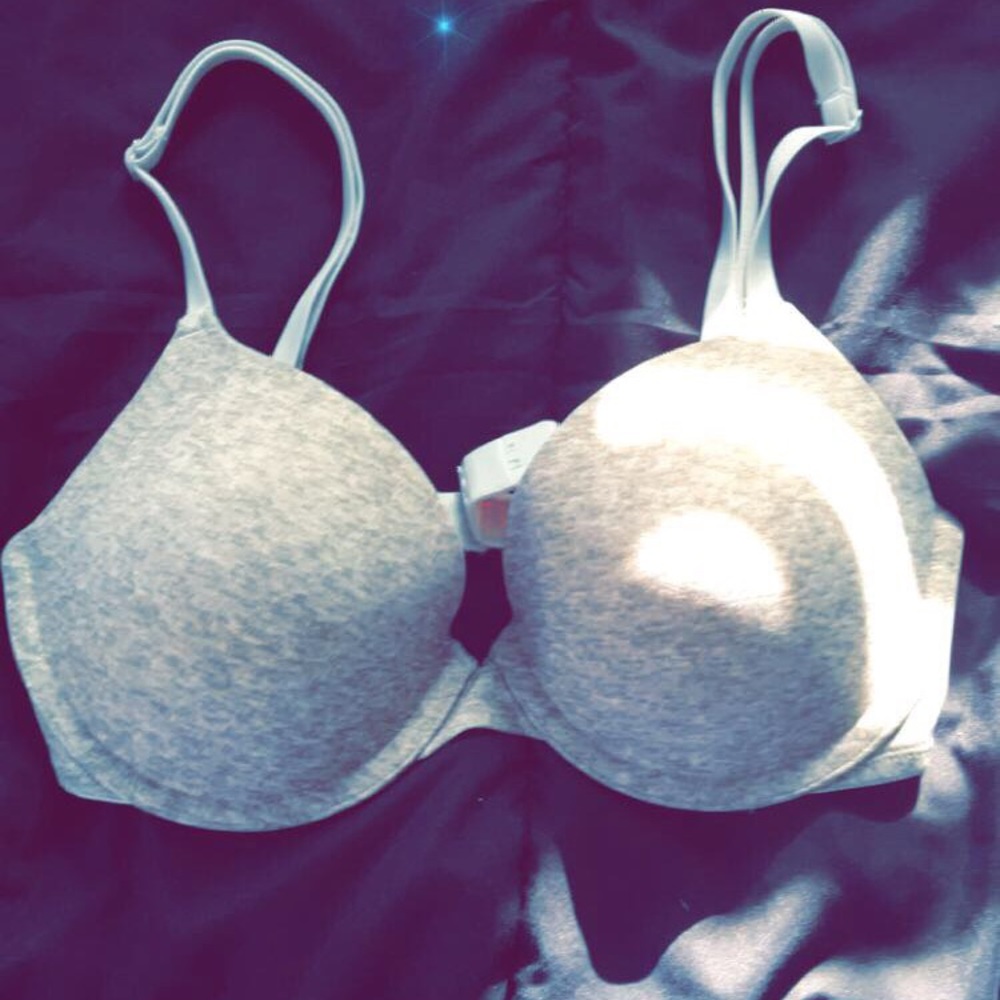 Grey VS Pink Bra